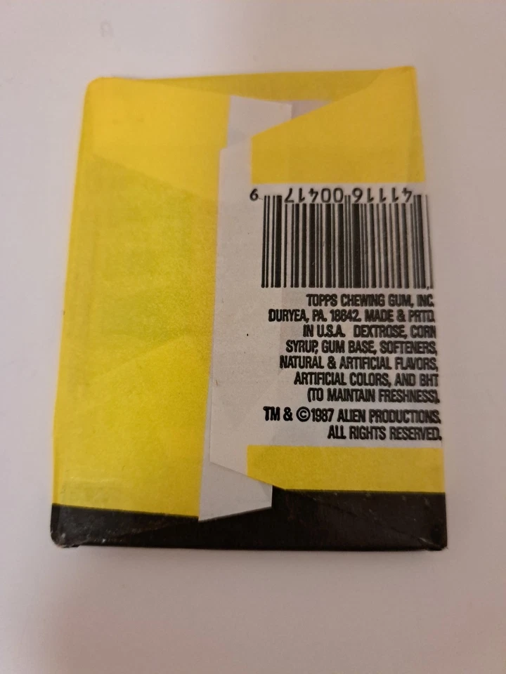 Tarjetas de béisbol y goma de mascar Topps Alf vintage sin abrir Foto 3 de 3