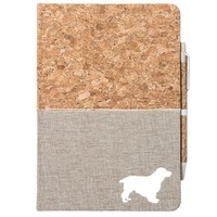 Notizbuch English Cocker Spaniel Silhouette Geschenkidee English Cocker Spaniel