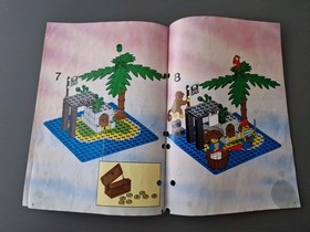Lego Instructions 6260 Legoland Pirates Shipwreck Island Instruction Only