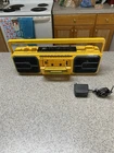 FOR PARTS OR REPAIR Vintage Sony CFS-950  Stereo Radio Cassette Yellow -plz Read