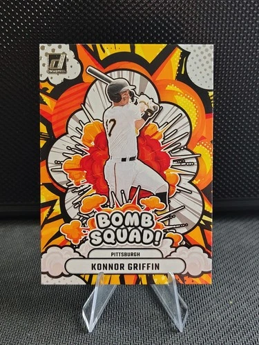 2025 Panini Donruss Bomb Squad Konnor Griffin #3 Pittsburg Pirates RC MLB