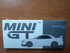 MINI GT 1/64 Nissan Skyline GT-R R34 V Speck N1 White MGT00397-R