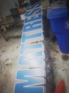 commercial outdoor led raceway sign MATTRESS