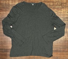 John Varvatos Men  s Size XL Pima Cotton Linen Long Sleeve Shirt Hong Kong