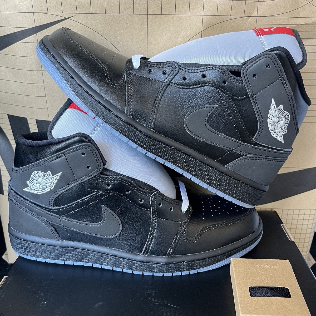 Size 9 - Air Jordan 1 SE Mid Black Metallic Reimagined for sale