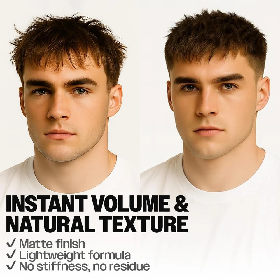 Men's Lightweight Hair Styling Powder - Adds Volume & Texture, Unscented 0.70 oz - Image 4 of 4