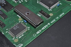 NEO GEO AES Console  AES3-5, BIOS Socketed, RGB Bypass, Joystick SNK NEOGEO