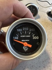 Auto Meter 3348 Sport Comp Electric Oil Temperature Gauge 100-300 F 2 116