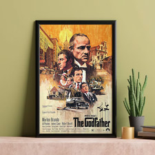 The Godfather 1972 Classic Vintage Movie Poster - Film Fan Collectibles