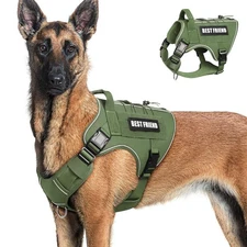 Tactical Dog Harness for Large Dogs,No Pull Military Dog Vest with Handle,Ref...