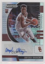 2020-21 Panini Prizm Draft Picks Prospect Hyper Onyeka Okongwu #PA-OO Auto 2u6