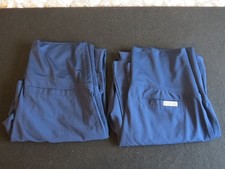 Lot of 2 Med Couture Maternity Scrub Pants Navy Blue Cargo Pocket Bootcut XS