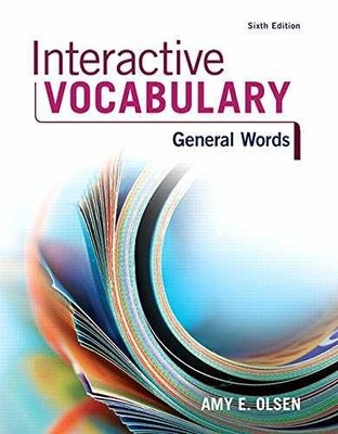 Interactive Vocabulary - Paperback, by Olsen Amy - Very Good