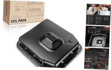 Transmission Oil Pan with Drain Plug Compatible with 4R70W 4R75W Oil Pan Only