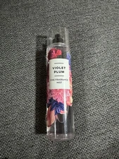 Bath & Body Works VIOLET PLUM Fine Fragrance Mist 8 oz Retired 80% Full