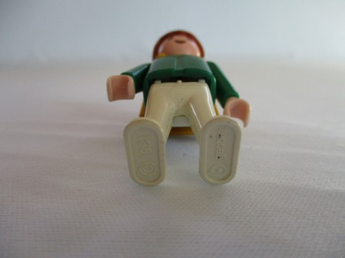 Vintage, Geobra, Playmobil, Class Room, 3522, Boy Student w/ Back Pack, 1981 - Picture 5 of 7