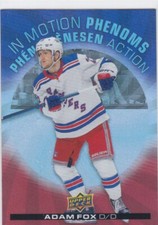 2023/24 TIM HORTONS..ADAM FOX..IN MOTION PHENOMS..RANGERS..COMBINED SHIP