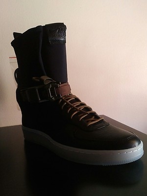 NIKE LAB ACRONYM AIR FORCE 1 DOWNTOWN HI SP Black / Olive 649941