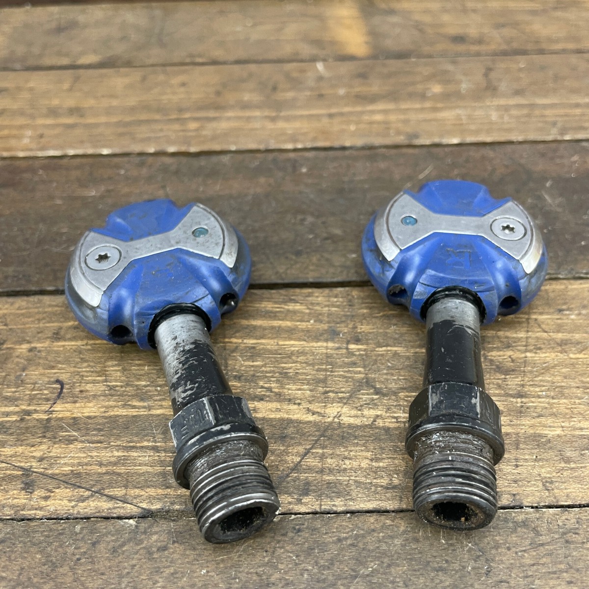 Vintage Speedplay Zero Pedals Blue Clipless Chromoly 9/16 in Race