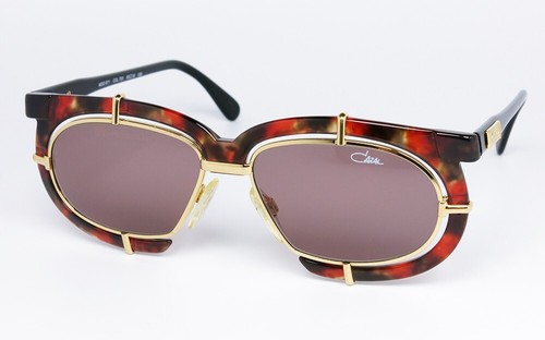 NOS VINTAGE SUNGLASSES CAZAL 871 725 CAMO TORTOISE GOLD BLACK OVAL ROUND FRAME - Picture 4 of 8