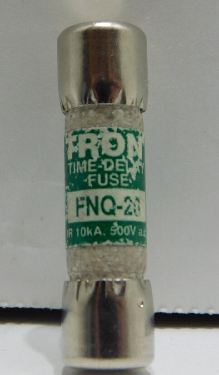 Lot of 2 Bussman FNQ-20 Time Delay 500VAC 20A