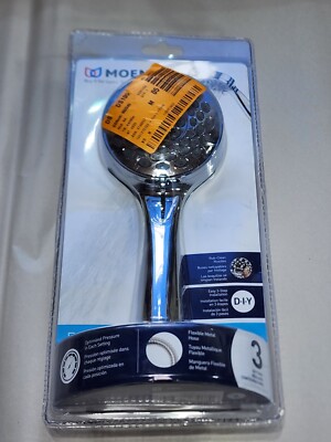 Moen 3-Spray Round Hand Shower Metal Chrome 20006