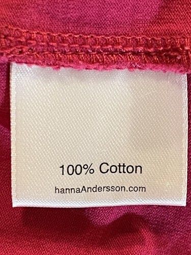HANNA ANDERSSON Pink Tiered Sleeveless 100% Cotton Dress Girls Size 110 / 5T US - Picture 4 of 6