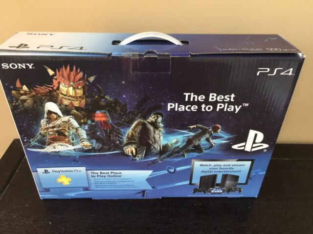 Sony PlayStation 4 500GB Jet Black Console for sale online | eBay
