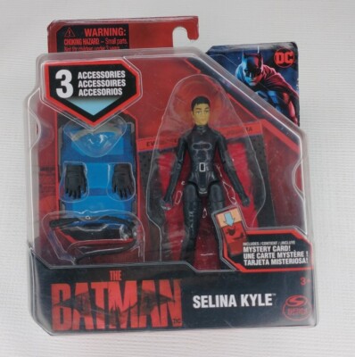 Spin Master DC The Batman 4'' Selina Kyle Action Figure & 3 Accessories 2022 New