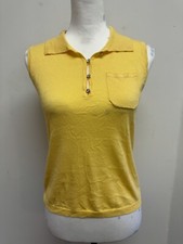 Vintage 90s Oscar By Oscar De La Renta Sleeveless Sweater S
