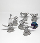 RAFM Metal RPG Miniatures LOT OF 6 BEASTMEN BERSERKER 3653 Monsters Of Chaos OOP