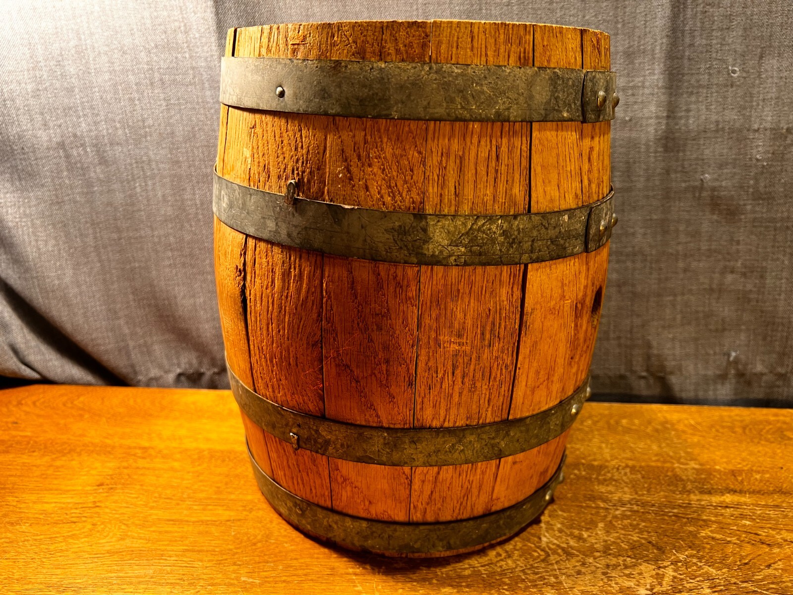 Vintage Berarducci Brothers Italian Wooden Wine Barrel Cask Mckeesport