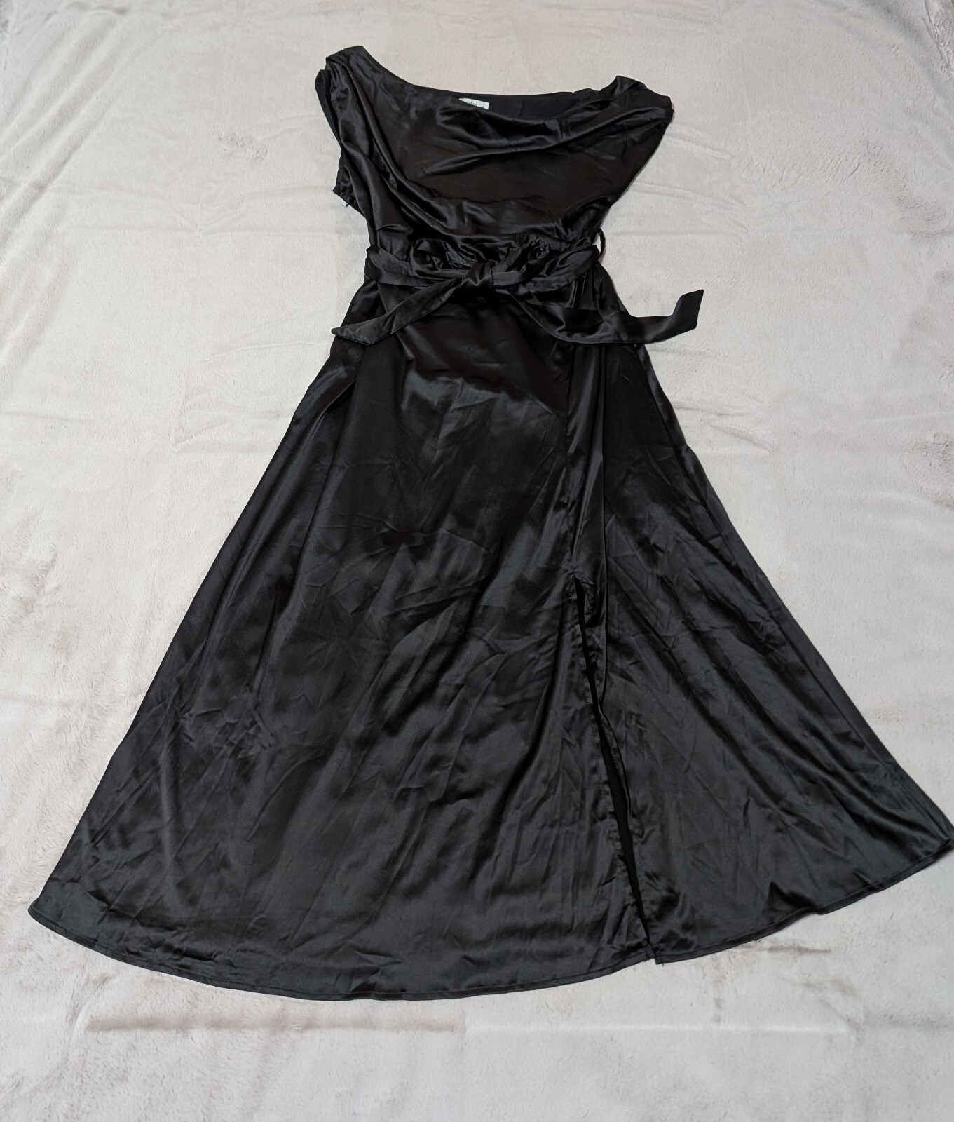 XL Long Black Formal Wedding Elegance Dress