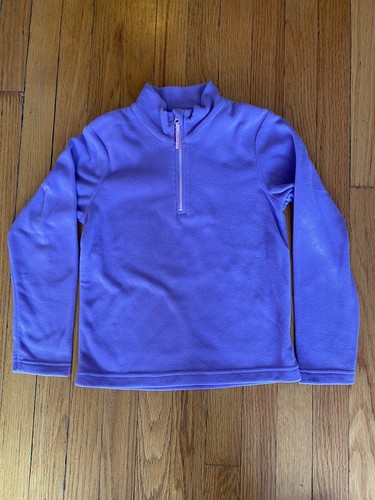 Mountain Warehouse Mädchen 7-8Jahre Kinder Vlies feurig lila 1/4 Reißverschluss