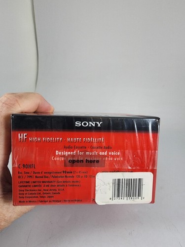 8 Pack Sony HF 90 Minute Blank Audio Cassette Tapes High Fidelity C-90HFL - NEW - Picture 5 of 6