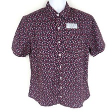 Nick Graham Men's Performance Stretch Short Sleeve Button Up Shirt Small NWT