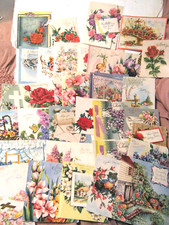 Lot of 35 Get Well Greeting Cards Used
