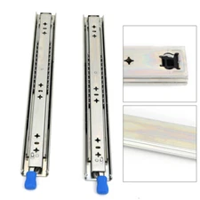 32 Inch Drawer Slide Ball Bearing 266lbs Full Extension Heavy Duty With Lock