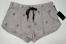 NWT Women s P.J. Salvage Lightweight Pale Pink Roses Pajama Sleep Shorts Medium