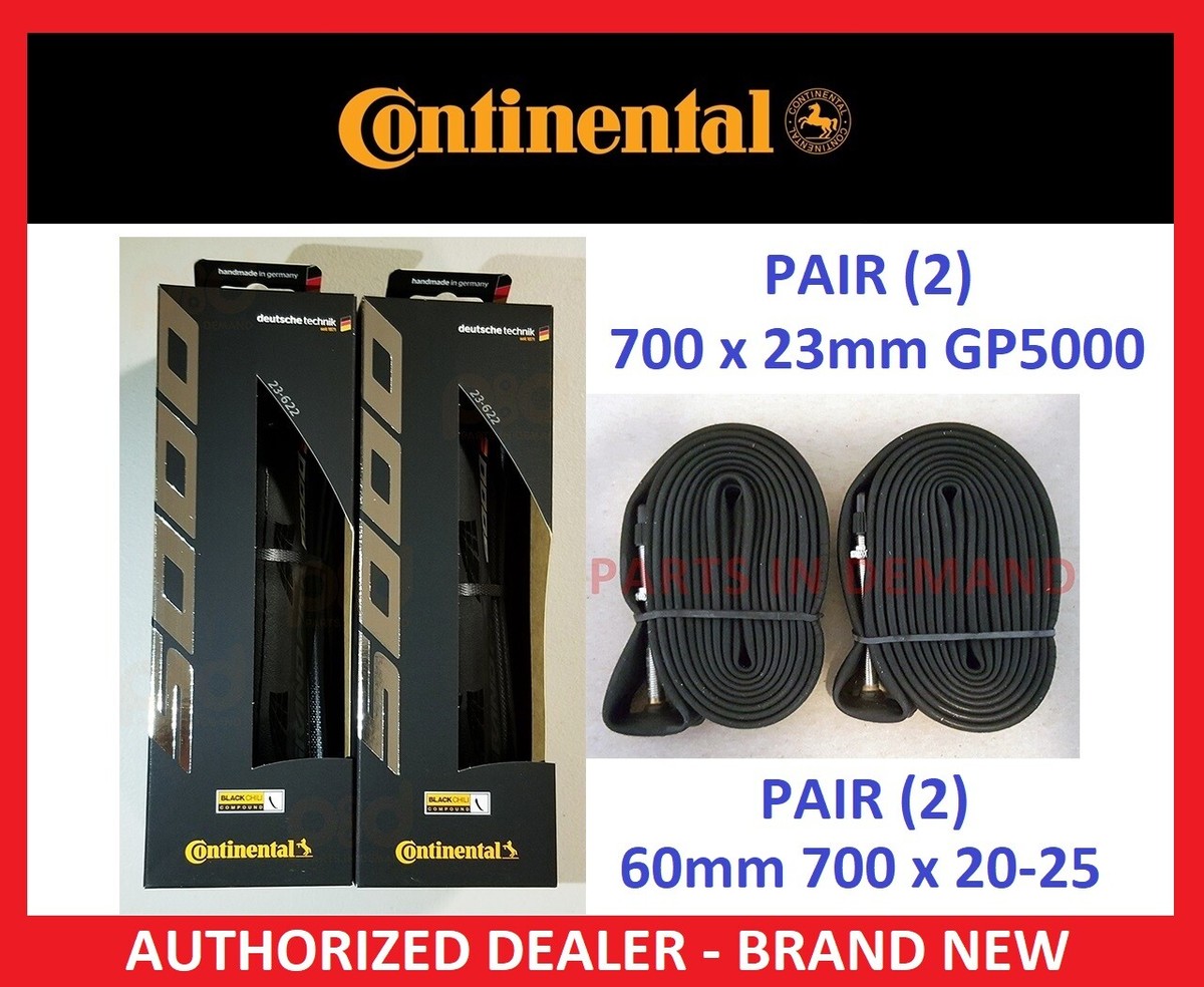 GrandPrix5000(700×28C)×2、vittoria tube×2 CONTINENTAL Tire Bundle Grand Prix 5000 28