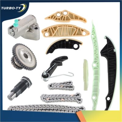13Pcs Timing Chain Set For VW Jetta Golf MK5 MK6 Passat Audi A4 EA888 1.8 2.0T