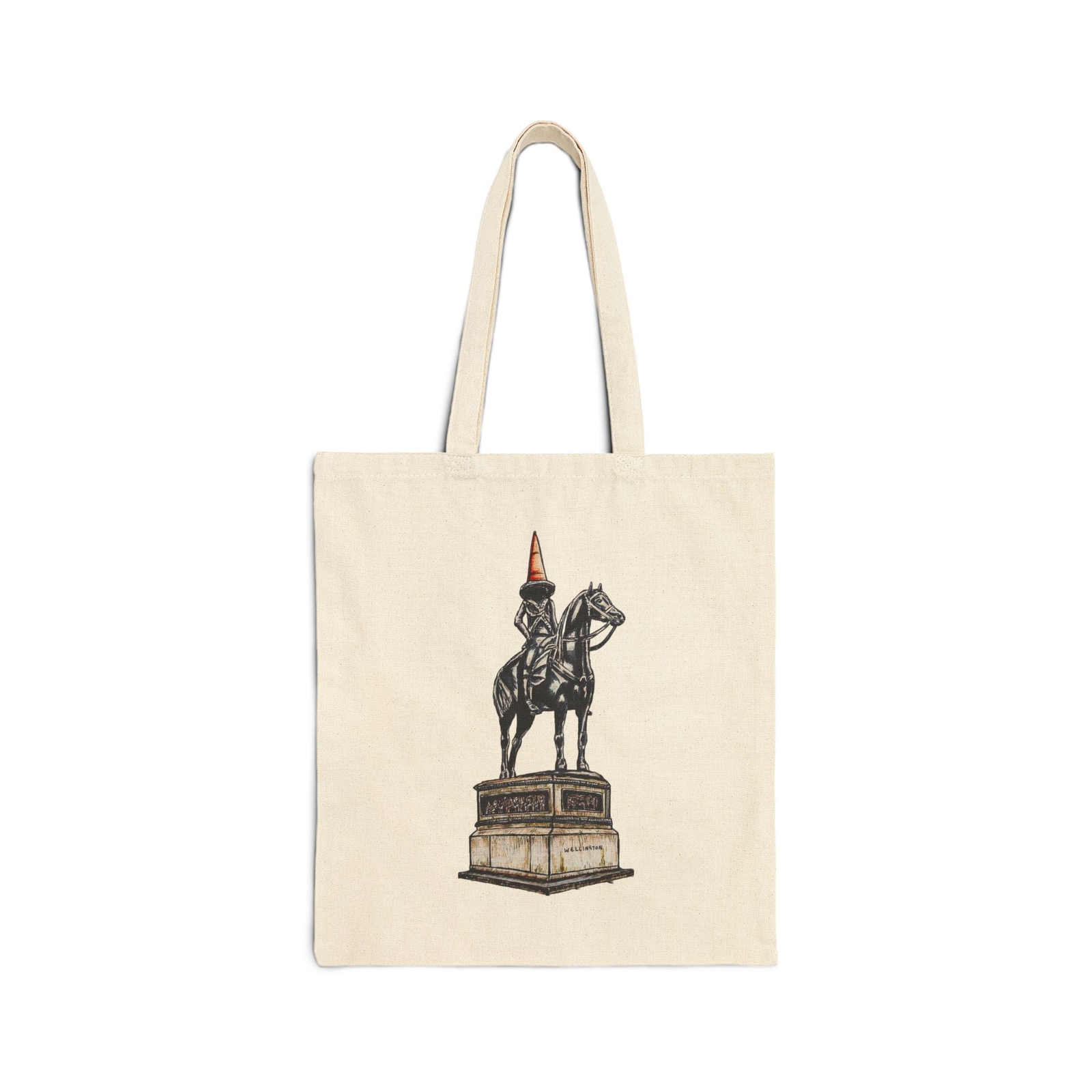 Glasgow Duke of Wellington Cotton Canvas Tote Bag-image