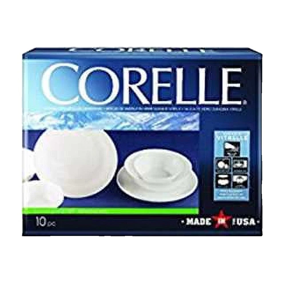 Juegos de servicio de cena de vidrio Corelle