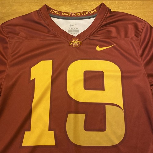 Nike Iowa State Cyclones Football Jersey Size Small #19 AT0017-698