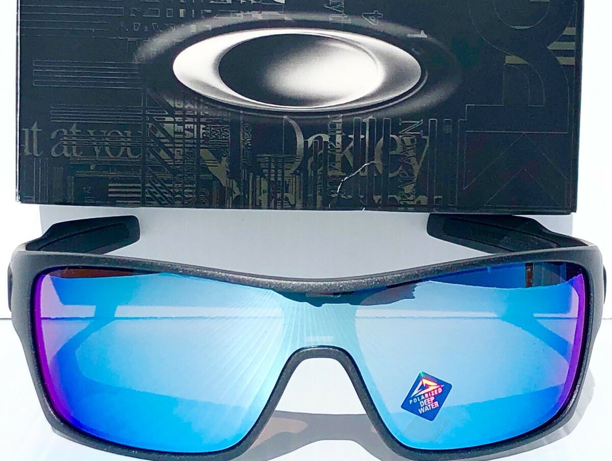NEW* Oakley TURBINE ROTOR Steel POLARIZED Deep Water Prizm NEW* Oakley TURBINE ROTOR Steel POLARIZED Deep Water Prizm