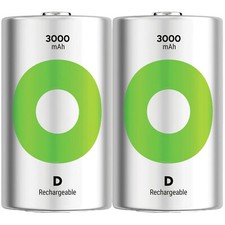 GP GPRCK300D143C2 ReCyko D Battery Rechargeable NiMH 3000mAh 2-Pack