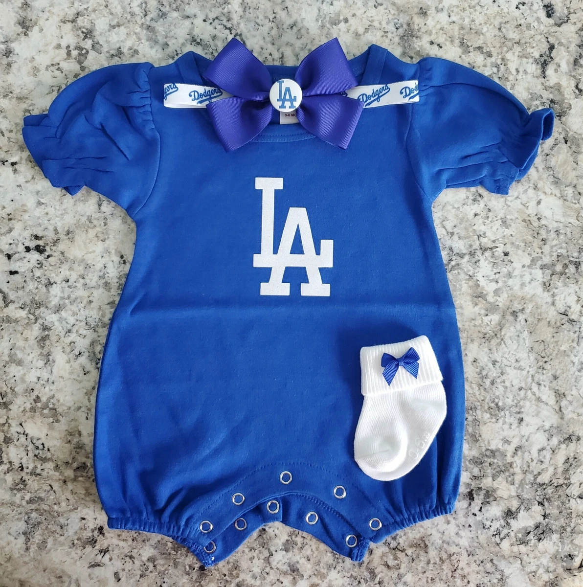 Dodgers baby/newborn clothes LA baseball baby gift Dodgers