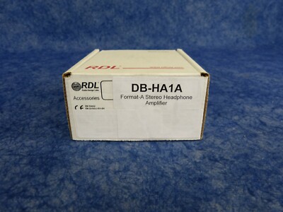 RDL DB-HA1A Format-A Stereo Headphone Amplifier (Black) (G121)