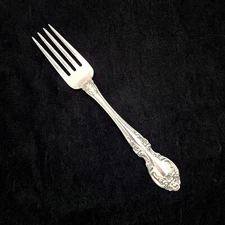 Gorham Melrose Pattrern Place Size Salad Fork 6 3/4" Sterling Silver No Monogram