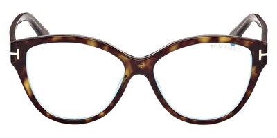 Tom Ford FT5954-B 54mm Cat-Eye Colored Havana  Sunglasses